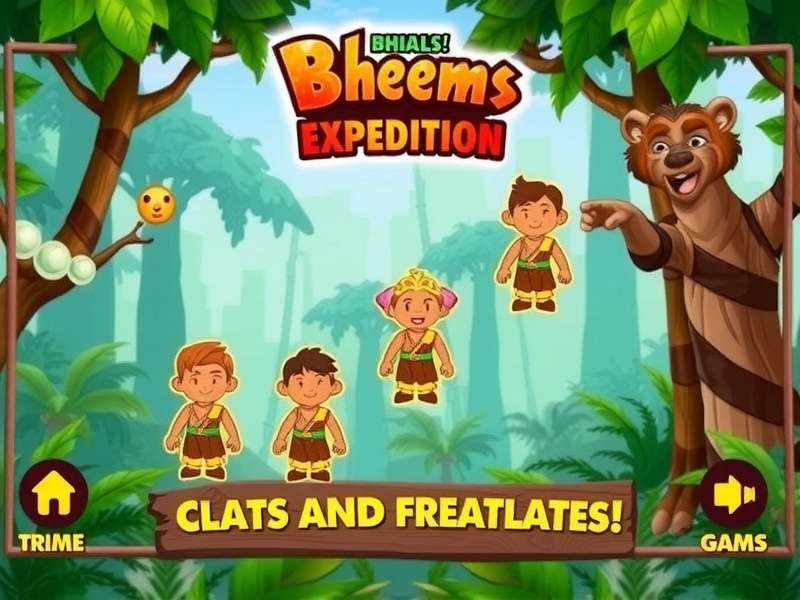 Bheem S Jungle Expedition Game Screenshot